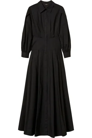 Twin-Set Vestido camisero de popelina con botones