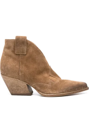Elena Iachi Botines con paneles y tacón de 65 mm