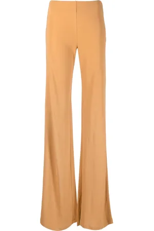 Alberta Ferretti Pantalones acampanados de talle alto