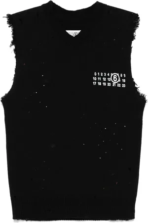 Maison Margiela Chaleco con estampado Numbers