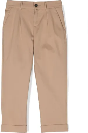 Fendi Pantalones chinos con parche del logo