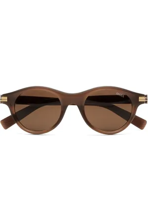 Ermenegildo Zegna Gafas de sol con efecto de carey