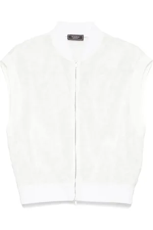 PESERICO SIGN Chaqueta de organza con efecto de fil coupé