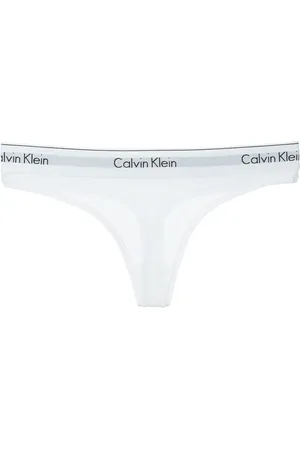 Calvin Klein Tanga con logo estampado en la cinturilla