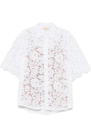 Michael Kors Camisa de encaje con apliques