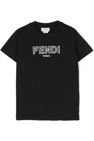 Fendi Camiseta con logo bordado