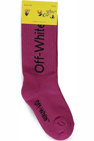OFF-WHITE Calcetines con logo en intarsia