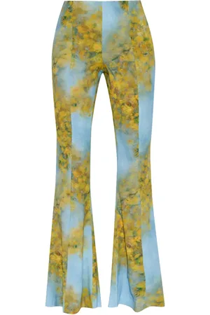 AVAVAV Pantalones acampanados estampados