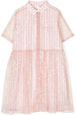 Fendi Vestido camisero con lentejuelas