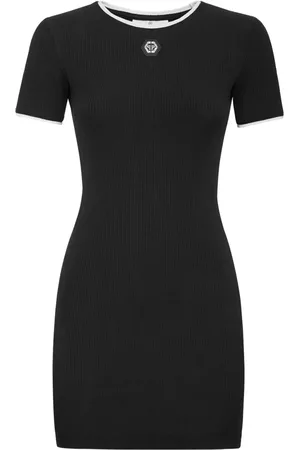 Philipp Plein Vestido de algodón stretch