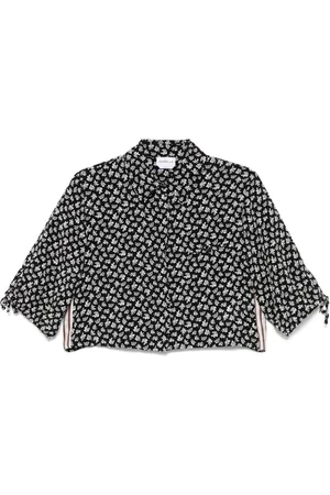 MARELLA Camisa con hojas estampadas