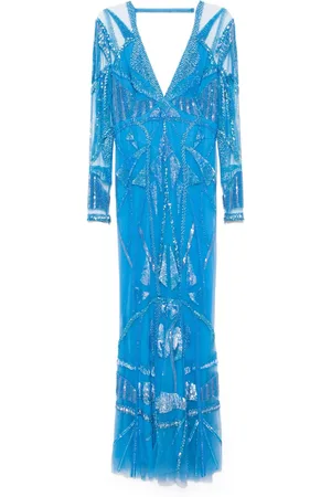 Zuhair Murad Vestido de fiesta con bordado art deco