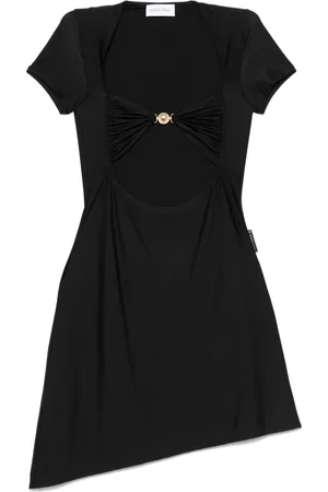 Marine Serre Vestido corto drapeado