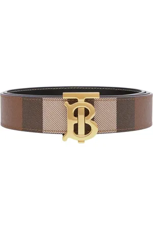 Burberry Cinturón reversible con monograma y hebilla