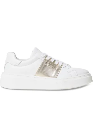 Twin-Set Zapatillas con rayas laminadas