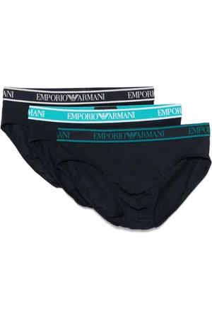 Emporio Armani Set de tres bóxeres con logo