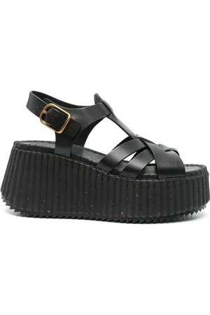 Chloé Sandalias de piel con tacón de 85 mm