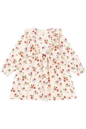 Konges Sløjd Vestido con fresas estampadas