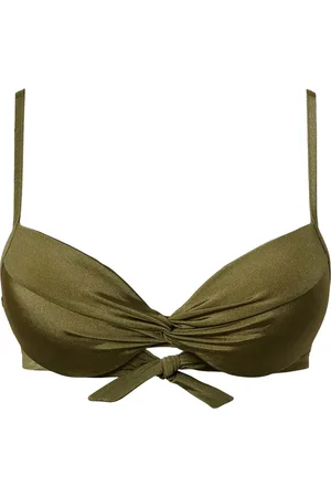 Twin-Set Top de bikini fruncido