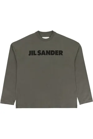 Jil Sander Camiseta Olive con logo