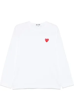 Comme des Garçons Camiseta con parche de corazón
