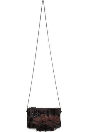 LORENA ANTONIAZZI Bolso de mano de terciopelo