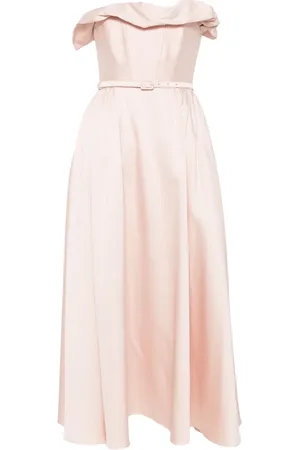 Roland Mouret Vestido midi con volantes