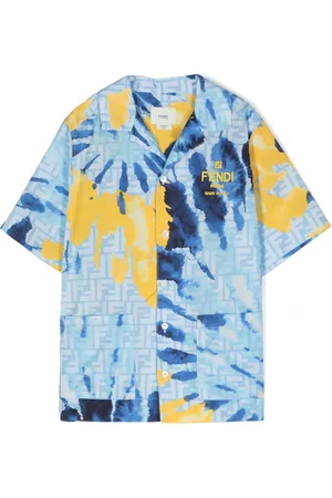 Fendi Camisa con logo bordado