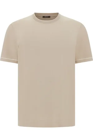 Boggi Milano Camiseta de punto fino de algodón