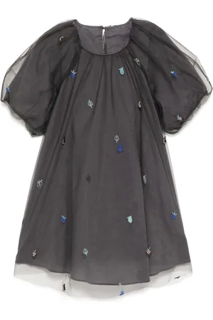 JNBY by JNBY Vestido oversize bordado