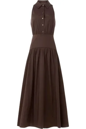 Staud Vestido midi de algodón