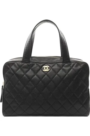 CHANEL Bolso shopper con acolchado de rombos 2000-2002