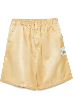 Maison Mihara Yasuhiro Bermudas con parche del logo