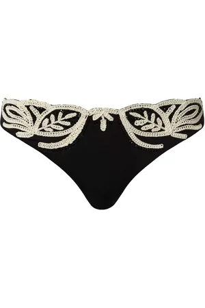 Twin-Set Bragas de bikini Brazilian bordadas