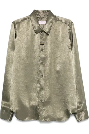 MARTINE ROSE Camisa de satén