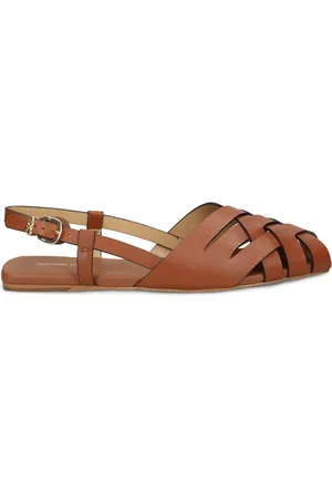 Michael Kors Sandalias Irene planas con tiras cruzadas