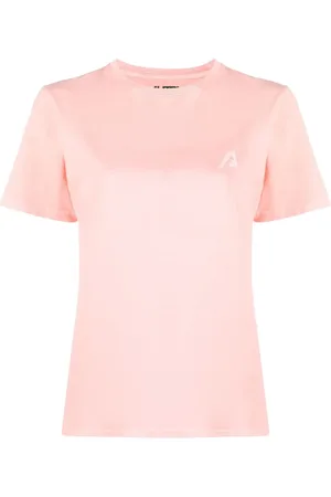 Autry Camiseta con logo bordado y manga corta