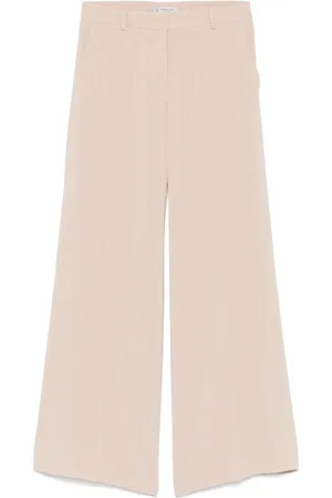 ALBERTO BIANI Pantalones palazzo de crepé