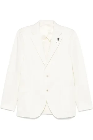 LARDINI Blazer con detalle de broche