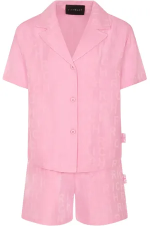 John Richmond Conjunto con logo en jacquard