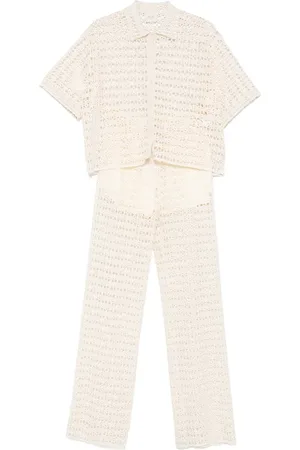 ALYSI Set de pantalones de ganchillo
