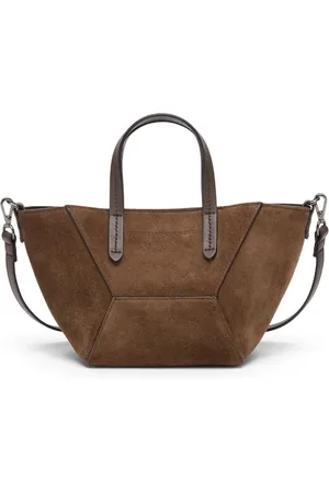 Brunello Cucinelli Bandolera mini BC Duo con asa