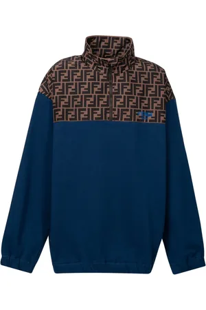 Fendi Sudadera con paneles Zucca
