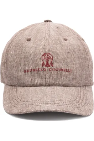 Brunello Cucinelli Gorra con logo bordado