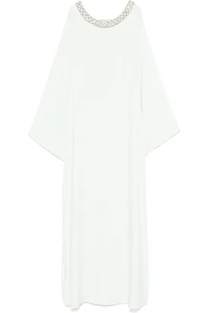 AMEN Vestido largo con detalle de gemas