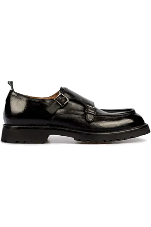 Green george Zapatos monk de piel