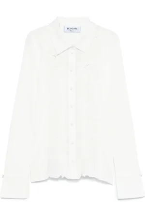 Blugirl Camisa con bordado floral