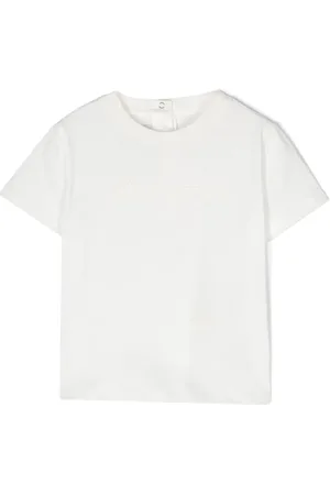 Fendi Camiseta con logo bordado