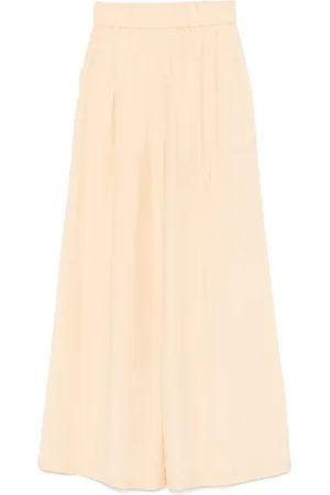 Patrizia Pepe Pantalones palazzo con placa del logo