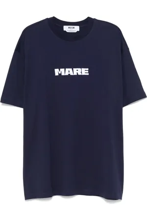 Msgm Camiseta con logo bordado